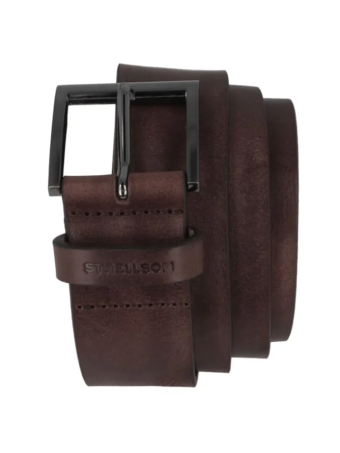 Gürtel Leder in dark brown