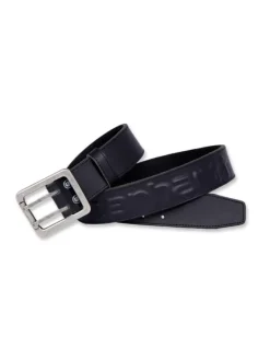 Gürtel mit Logo in schwarz