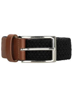Gürtel "Santa Fe" in Schwarz/ Hellbraun - (L)100 cm