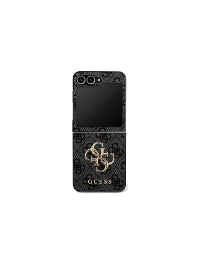 Guess Big 4G Logo Classic Logo Hülle Samsung Galaxy Z Flip 7 Schwarz in Schwarz