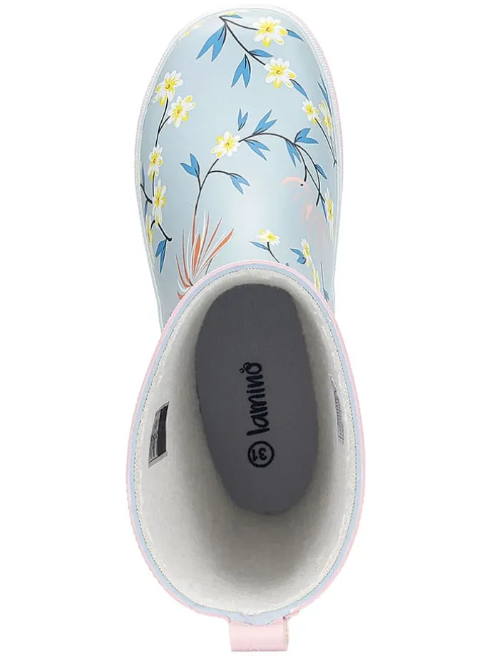 Gummistiefel in Hellblau