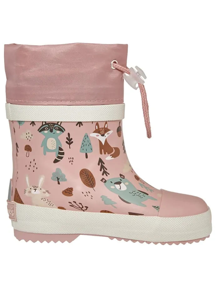 Gummistiefel in Rosa/ Bunt