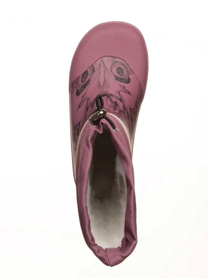 Gummistiefel in Rosa/ Schwarz