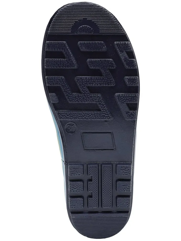 Gummistiefel "K-Summerrain" in Dunkelblau/ Grün