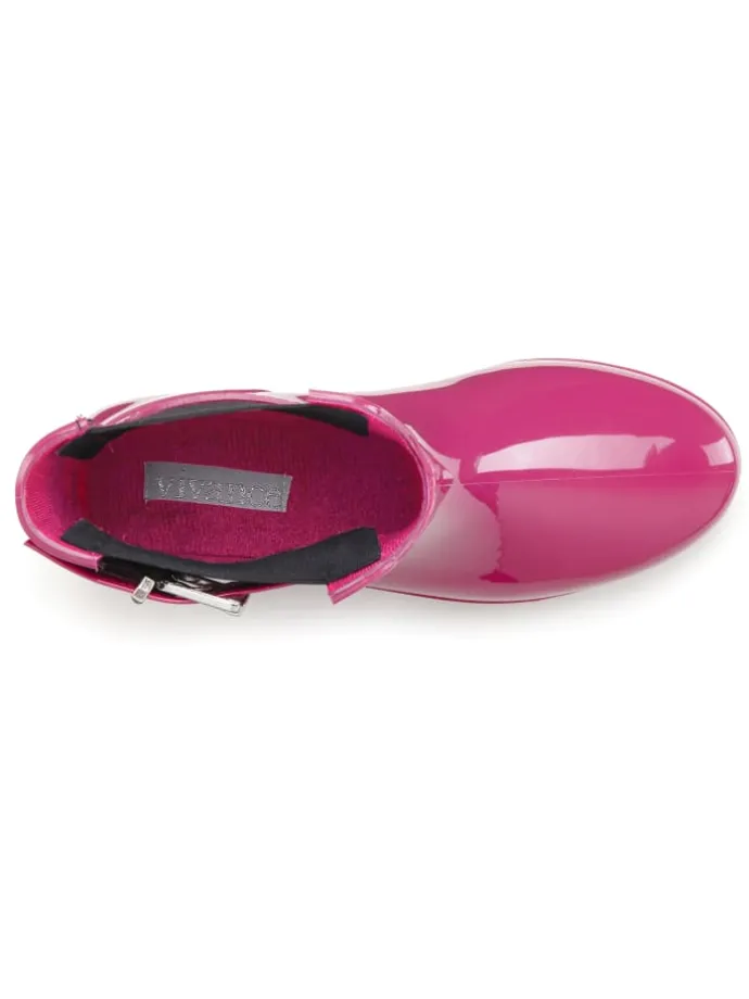 Gummistiefelette in pink