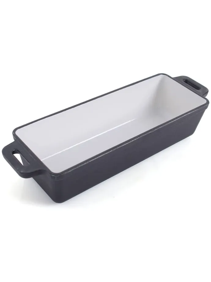Gusseisen Brotbackform 1.5 l in Schwarz
