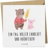 Gutschein Einen Tag auf dem Bauernhof mit Spruch in Weiß