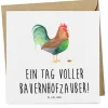 Gutschein Karte Bauernhofzauber mit Spruch in Weiß