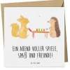 Gutschein Spieleabend Freude mit Spruch in Weiß