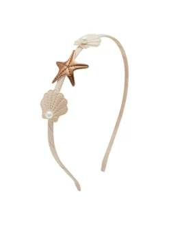 Haarreif Seashell' in beige