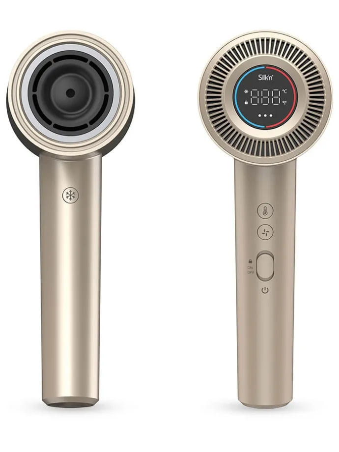 Haartrockner "SilkyAir Pro" in Mattgold