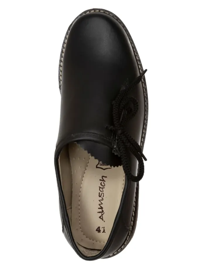Haferlschuh ADAM-Nappa99schwarz in schwarz