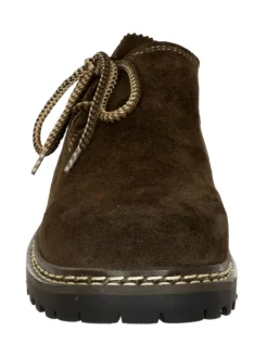 Haferlschuh JULIAN-Velour in braun