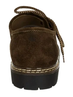 Haferlschuh JULIAN-Velour in braun