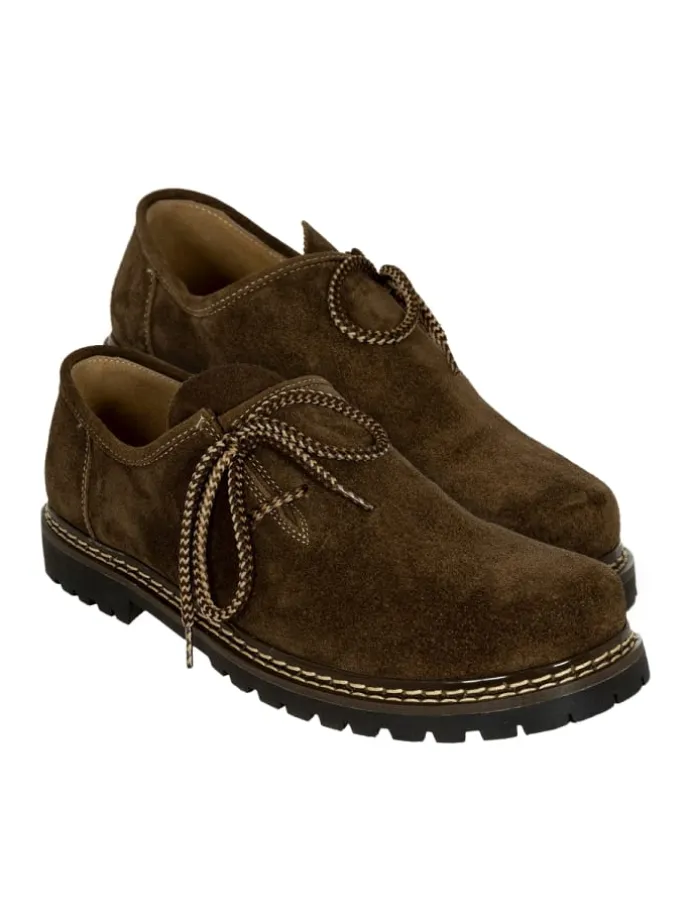 Haferlschuh JULIAN-Velour in holz