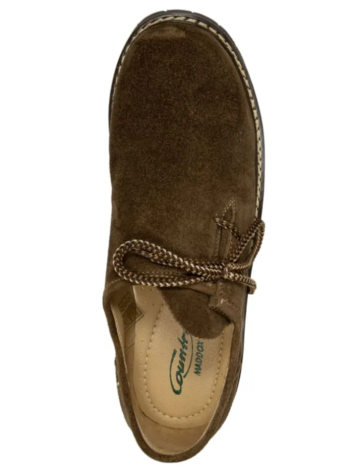 Haferlschuh JULIAN-Velour in holz