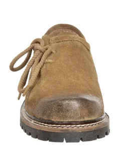 Haferlschuh MICHI-VelourA4reh in hellbraun
