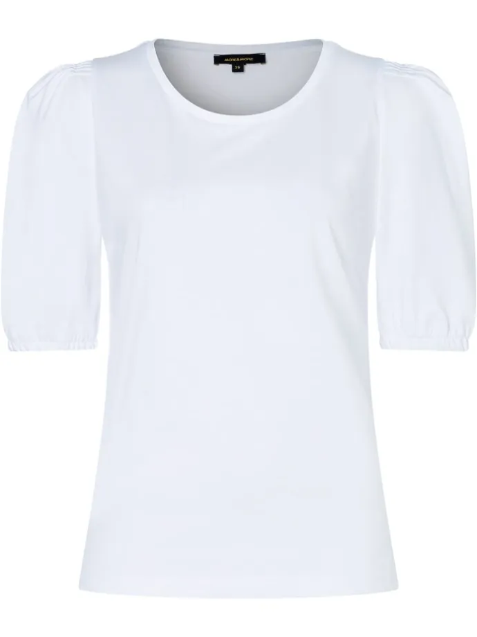 Halbarmshirt in white