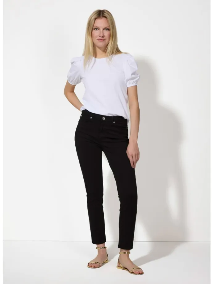 Halbarmshirt in white