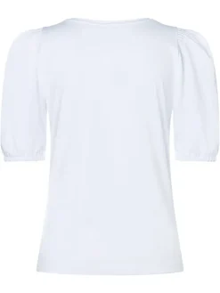 Halbarmshirt in white