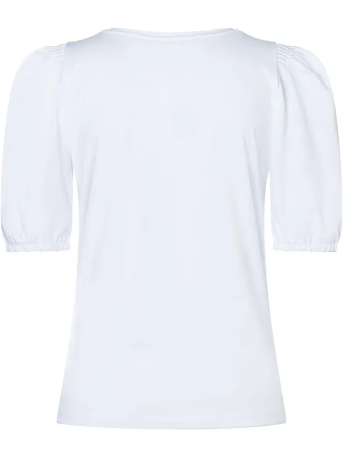 Halbarmshirt in white