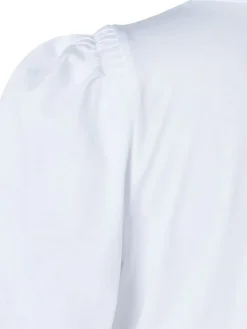 Halbarmshirt in white