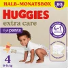 Halb-Monatspackung Windeln "Extra Care" Gr. 4, 9-14 kg (80 Stück)