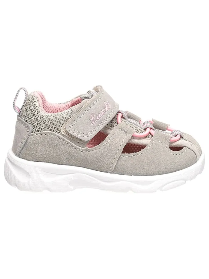 Halbsandalen "Bort" in Grau/ Rosa