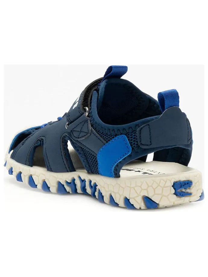 Halbsandalen "Pterodattilo" in Blau