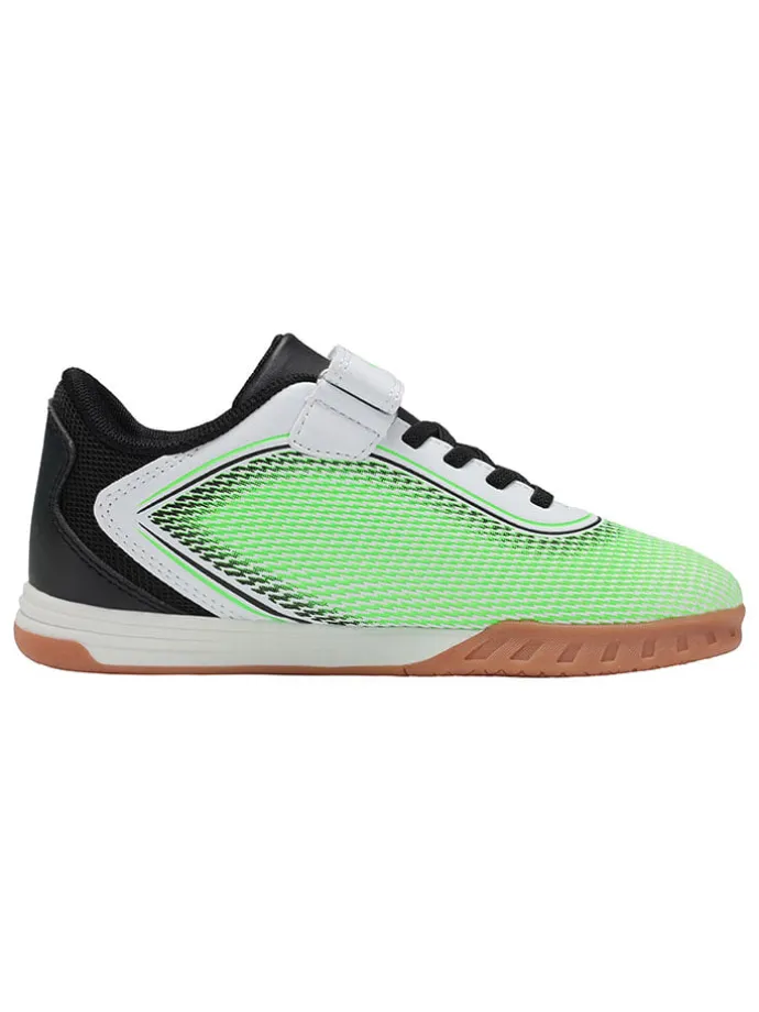 Hallen-Fußballschuhe "Course" in Grün/ Schwarz