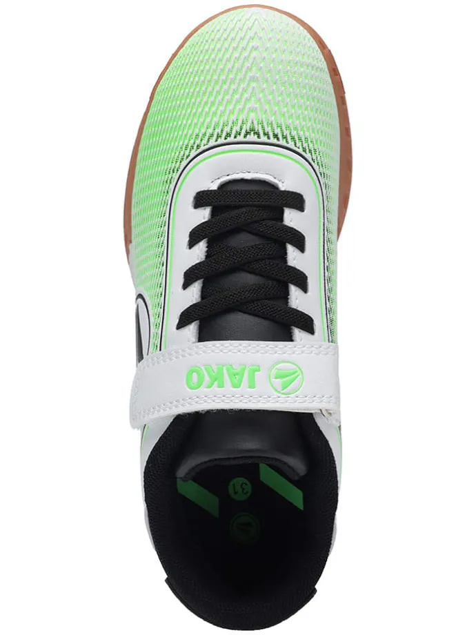 Hallen-Fußballschuhe "Course" in Grün/ Schwarz