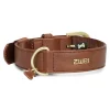 Halsband in Hellbraun - (L)50 cm