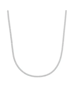 Halskette Edelstahl in Silber
