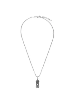 Halskette mit Anhänger in Silber – (L)43cm