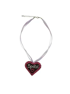 Halskette Spatzl in pink