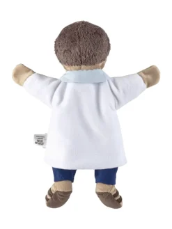 Handpuppe Arzt in bunt
