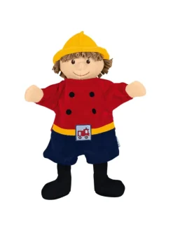 Handpuppe Feuerwehrmann in mehrfarbig