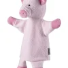 Handpuppe Schwein in rose