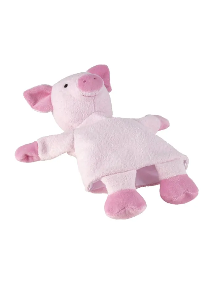 Handpuppe Schwein in rose