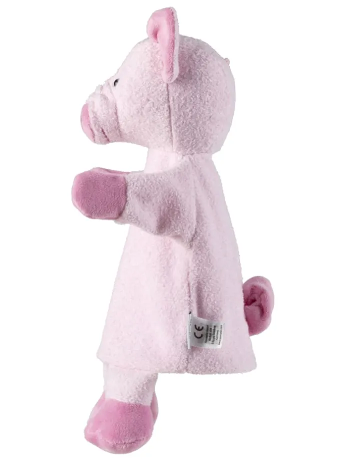 Handpuppe Schwein in rose