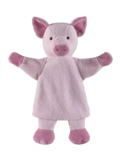 Handpuppe Schwein in rose