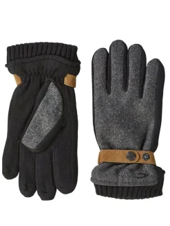 Handschuhe in Schwarz/ Grau