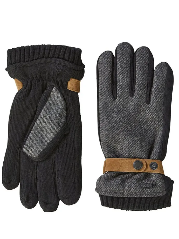 Handschuhe in Schwarz/ Grau