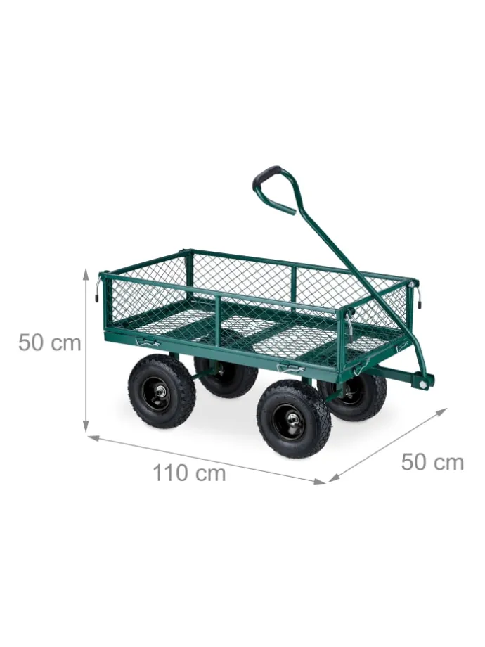 Handwagen in Grün