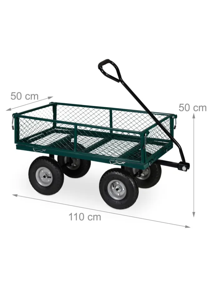Handwagen in Grün