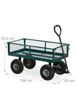 Handwagen in Grün