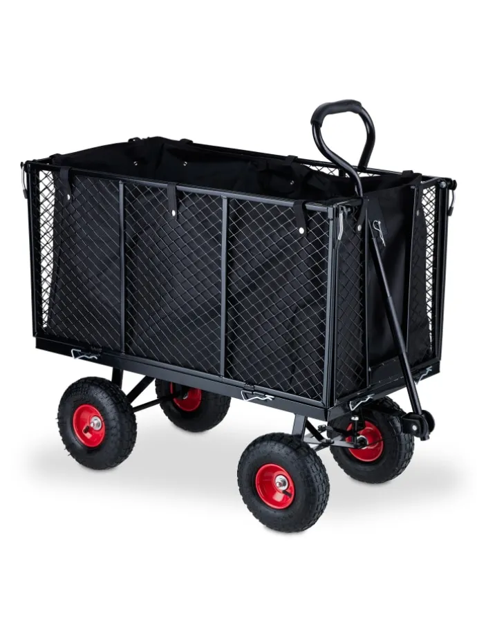 Handwagen in Schwarz
