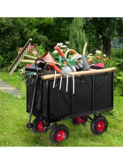 Handwagen in Schwarz