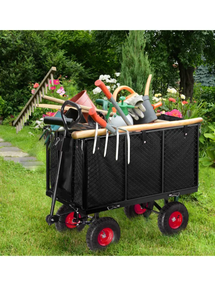 Handwagen in Schwarz