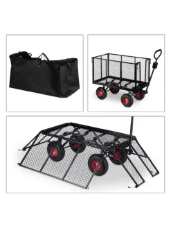 Handwagen in Schwarz